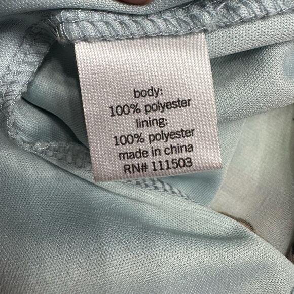 Disney Cinderella Light Blue Floral Sheer Lined Pull On Flowy Skirt Size S - Picture 6 of 6